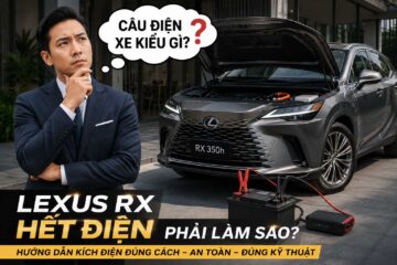 Xe Lexus Hybrid hết điện? Hướng dẫn kích điện đúng cách cho RX 350h, NX 350h và LM 500h